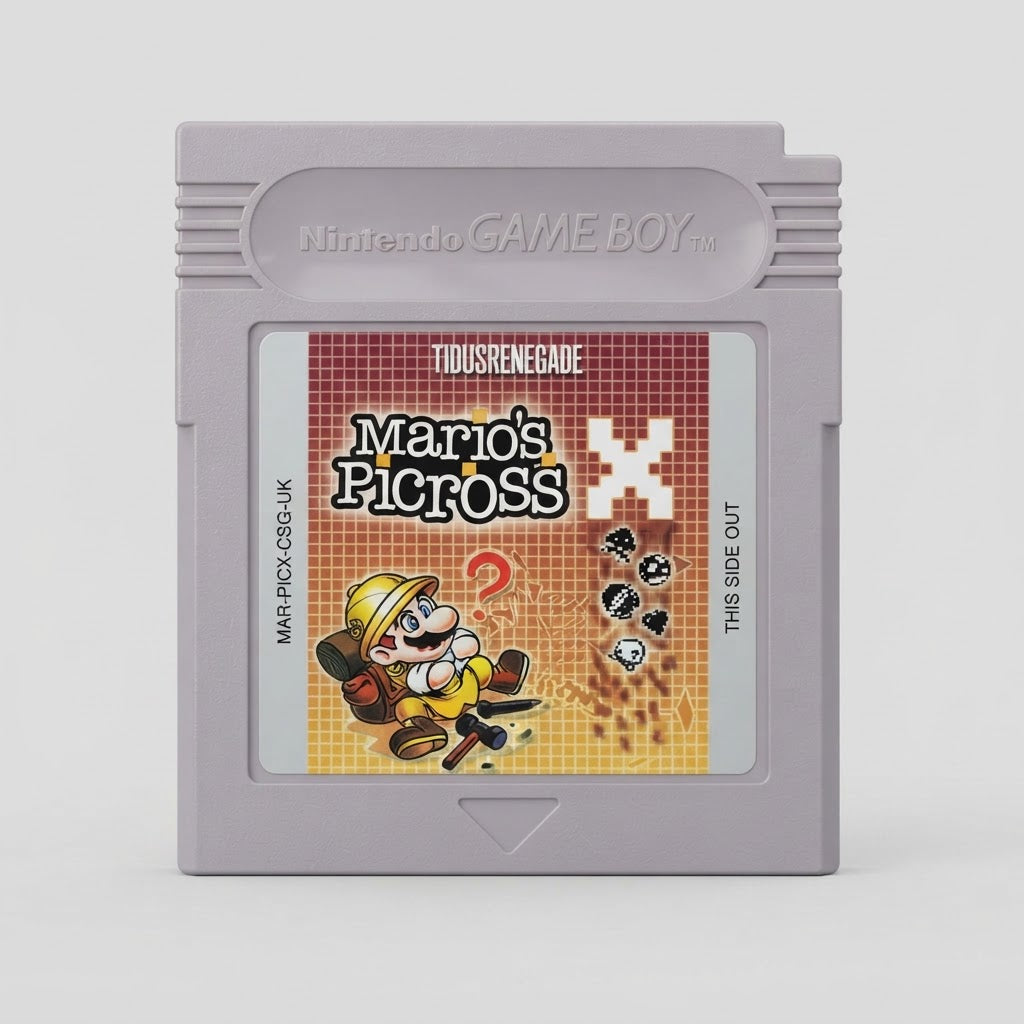 Mario's Picross for Nintendo Game Boy – front view