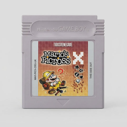 Mario's Picross for Nintendo Game Boy – front view