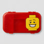 LEGO Minifigure Storage Case Red Divided Organizer – front view
