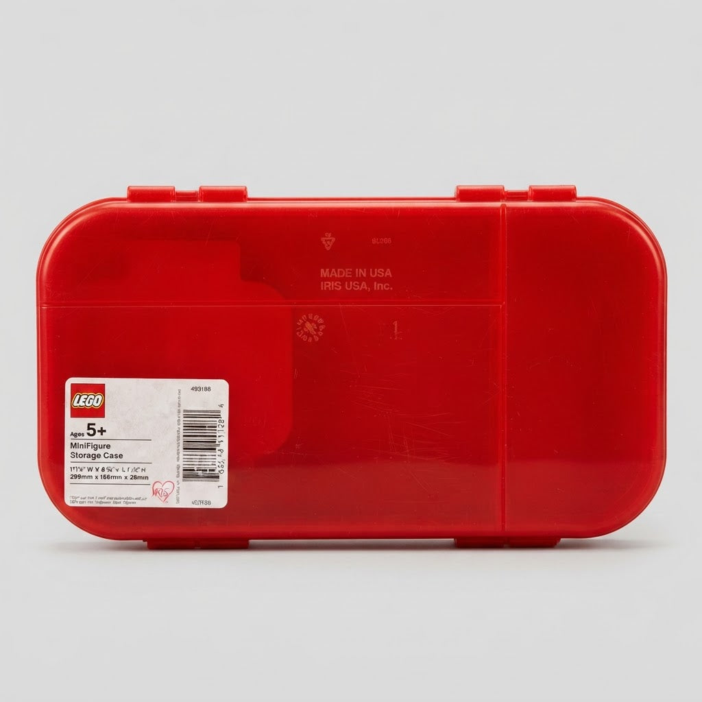 LEGO Minifigure Storage Case Red Divided Organizer – photo 3 of 3