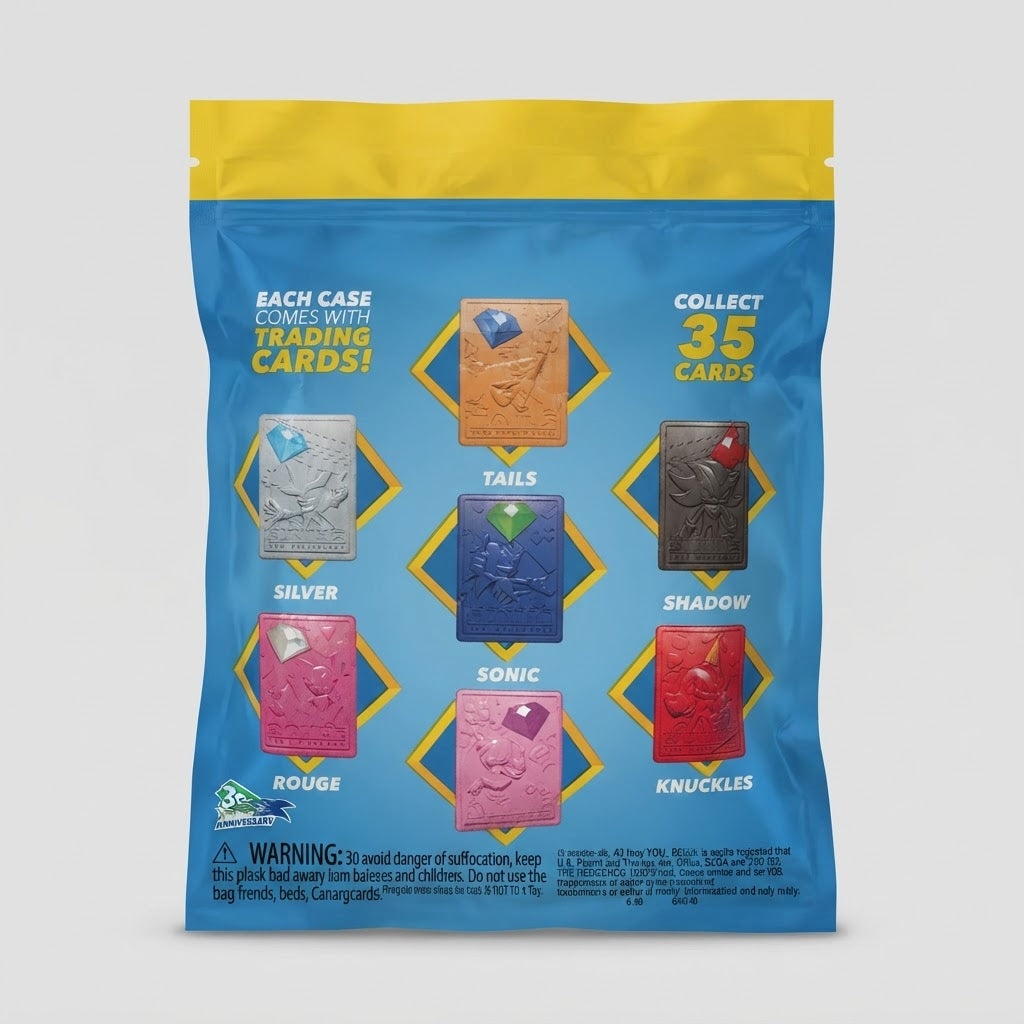 Wendy’s Sonic the Hedgehog Knuckles Edition Trading Card Foil Pack – photo 2 of 2