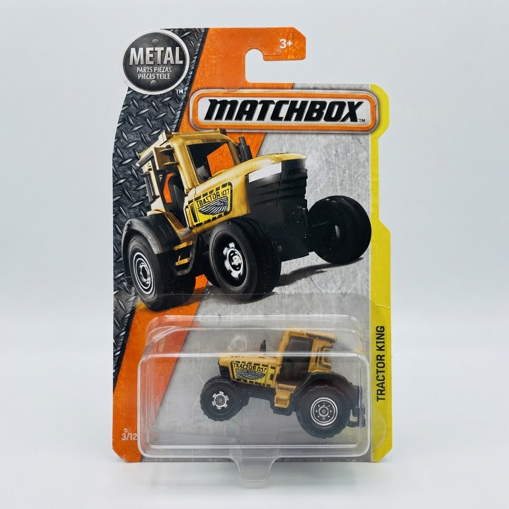 Matchbox Tractor King Mighty Machines Die-Cast Vehicle – front view