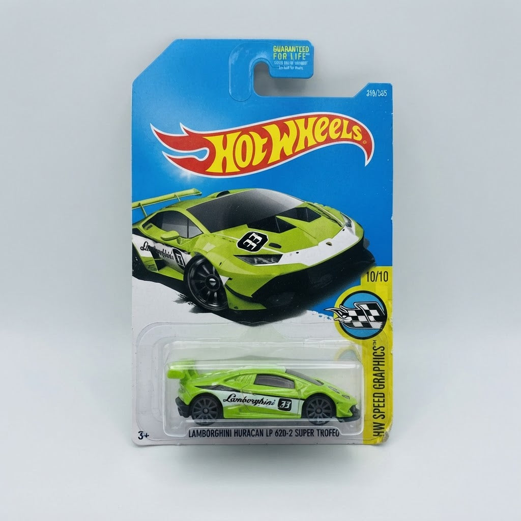 Hot Wheels Lamborghini Huracán LP 620-2 Super Trofeo HW Speed Graphics – front view