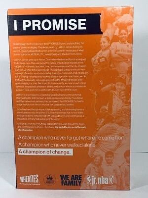 LeBron James Wheaties Cereal Box I PROMISE Lakers Edition – photo 2 of 2