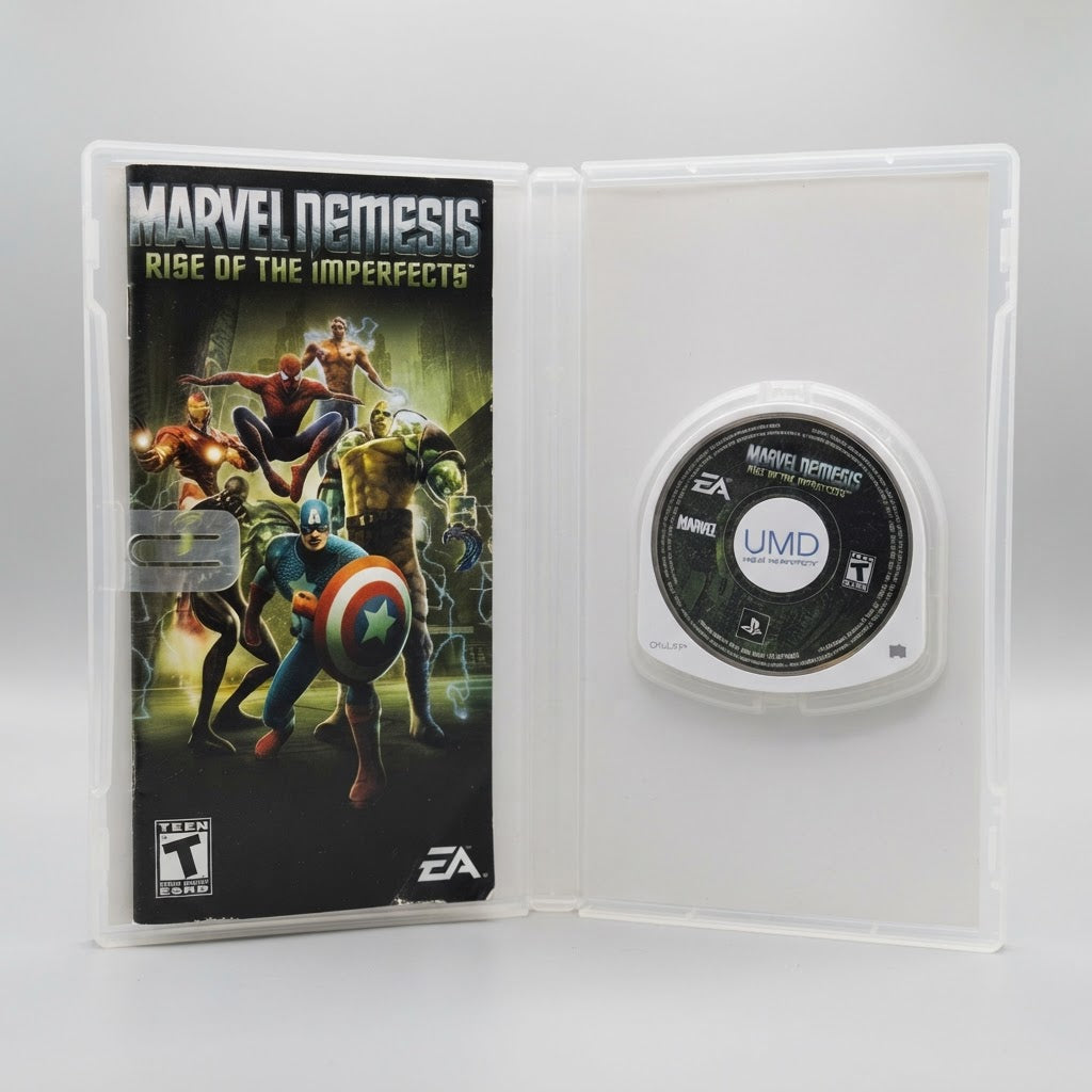 Marvel Nemesis: Rise of the Imperfects - PSP - Complete In Box – front view
