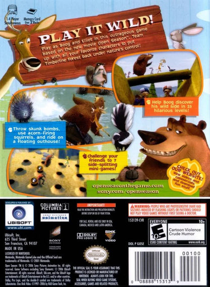 Open Season for Nintendo GameCube - Complete In Box – photo 3 of 5