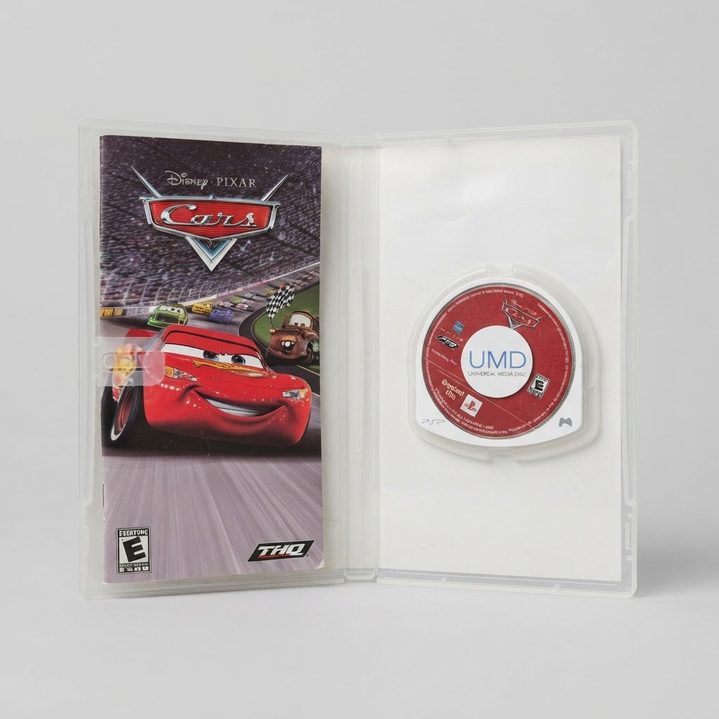 Pixar Cars Greatest Hits PSP Complete In Box – front view