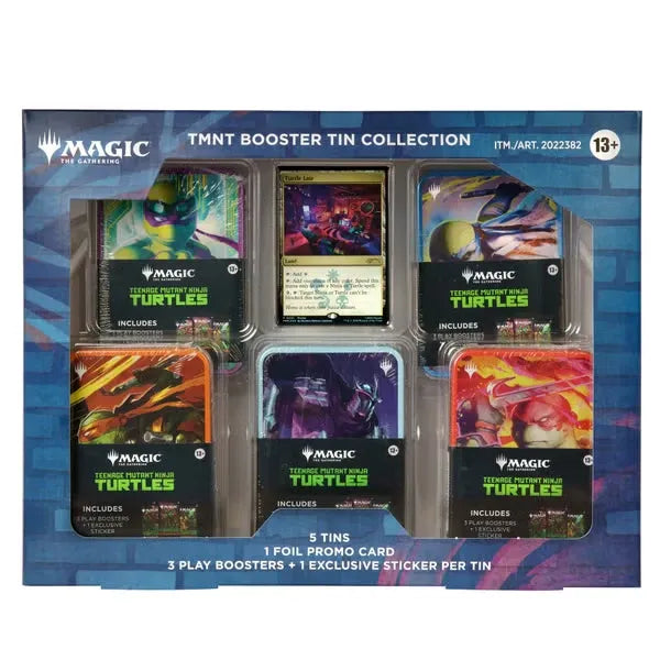 Magic: The Gathering Teenage Mutant Ninja Turtles Booster Tin Collection – front view