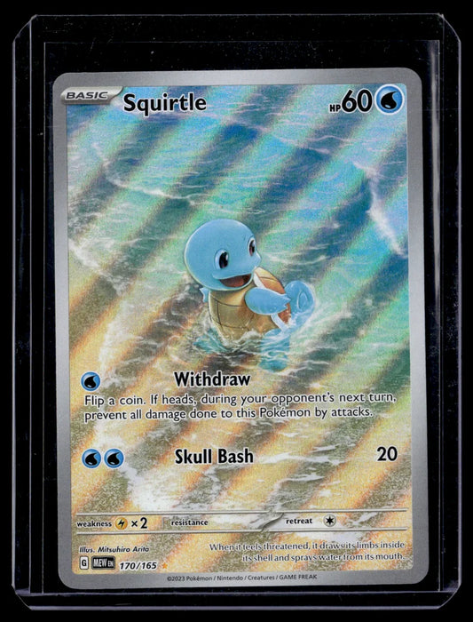 Squirtle #170/165 Scarlet & Violet 151 Illustration Rare Near Mint – front view