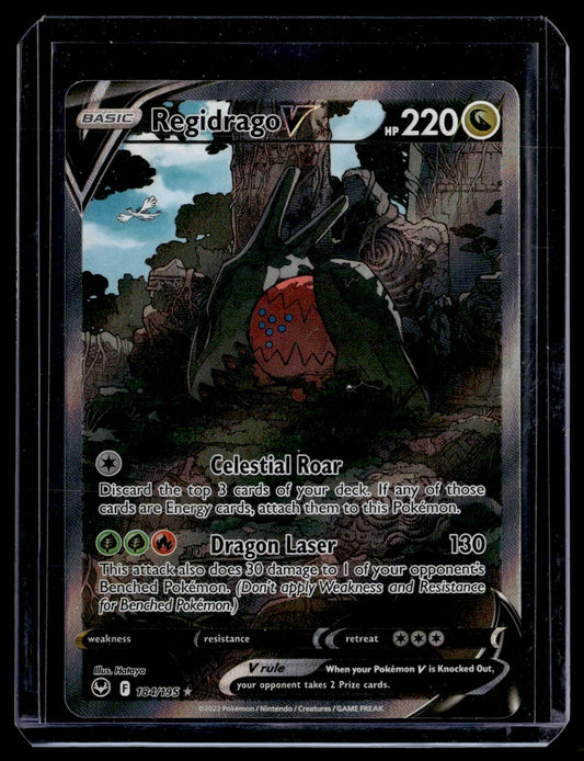 Regidrago V 184/195 Silver Tempest Ultra Rare Pokemon TCG Near Mint – front view