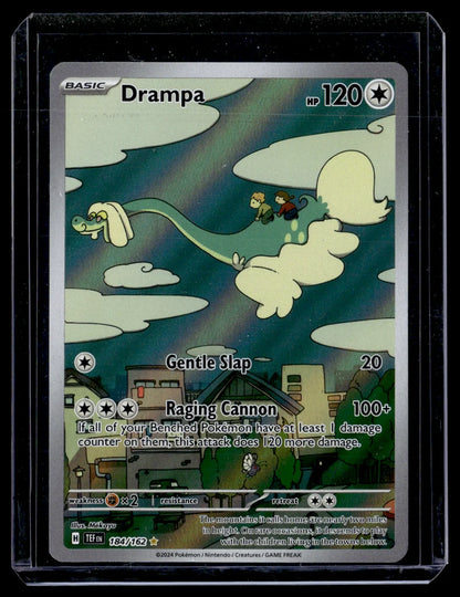 Drampa 184/162 Temporal Forces Illustration Rare Pokémon TCG Single – front view