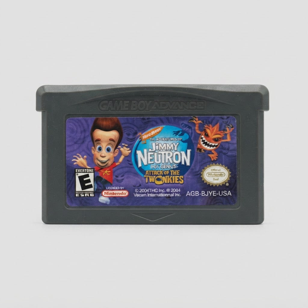 Jimmy Neutron Attack of the Twonkies GBA - Like New Game Only – front view