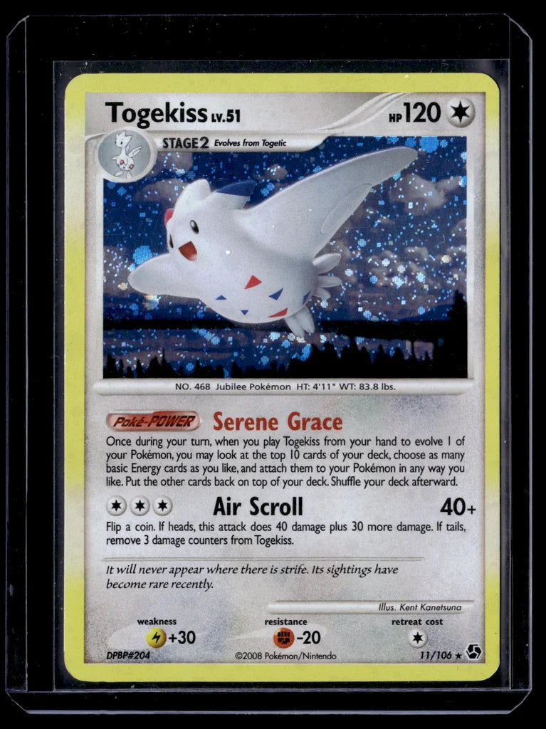 Togekiss 11/106 Great Encounters Rare Holo Near Mint Pokemon TCG Single – front view