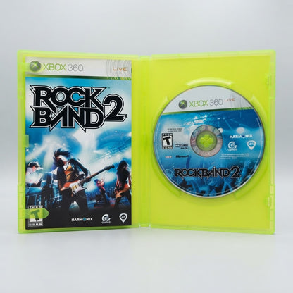 Rock Band 2 (Xbox 360) – Complete w/ Case & Manual – front view