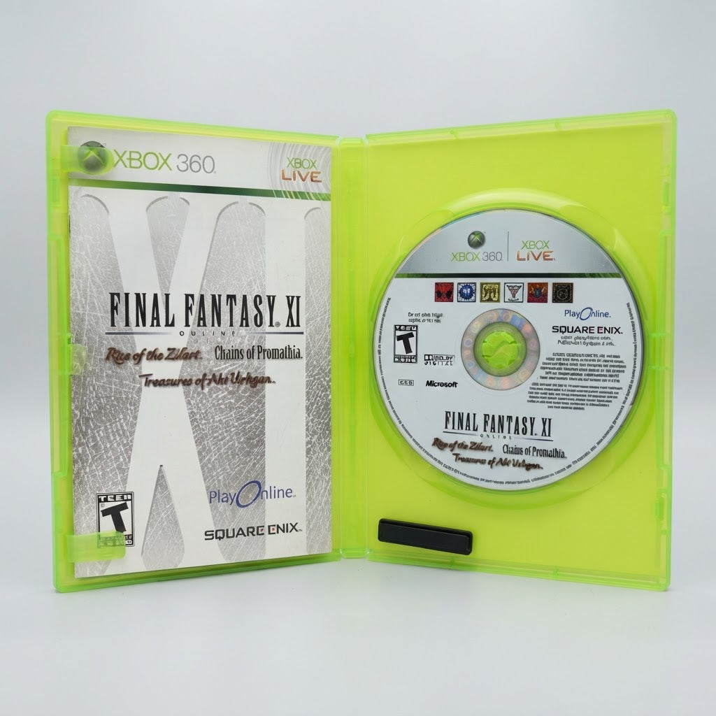 Final Fantasy XI Online (Xbox 360) – Complete w/ Case & Manual – front view