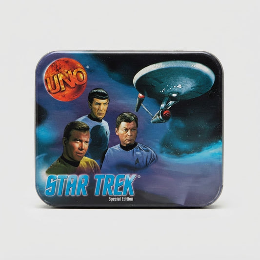 Star Trek Special Edition UNO Collector's Tin - 1999 Vintage Complete – front view