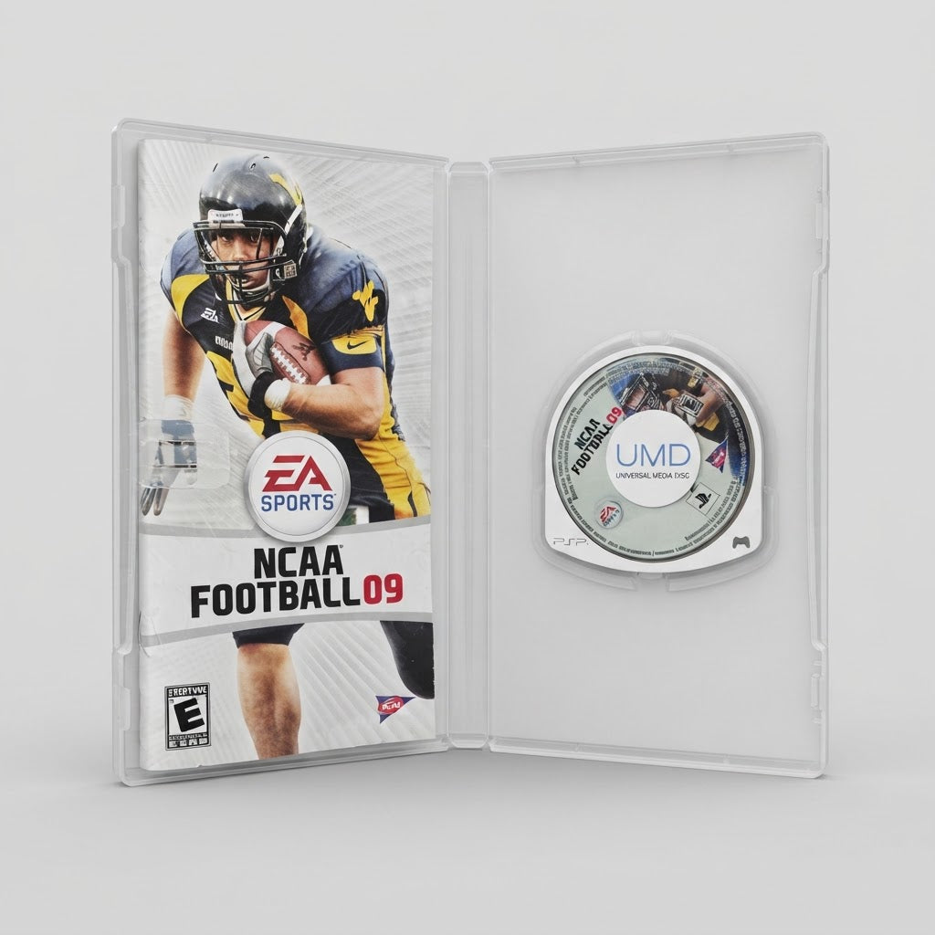 NCAA Football 09 - Sony PSP - Complete In Box – front view