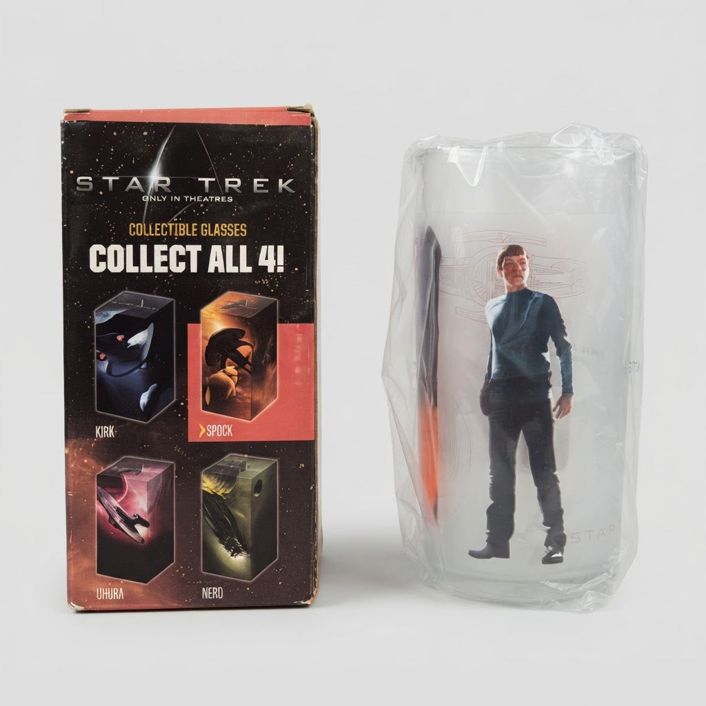 Star Trek 2009 Burger King Collector Glasses Complete 4-Piece Set – photo 6 of 7