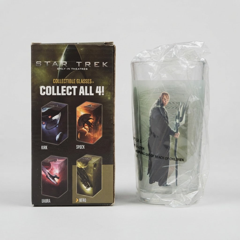 Star Trek 2009 Burger King Collector Glasses Complete 4-Piece Set – photo 7 of 7