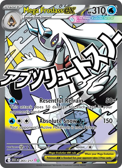 Mega Froslass ex 265/217 Ascended Heroes Pokémon TCG Near Mint – photo 3 of 3
