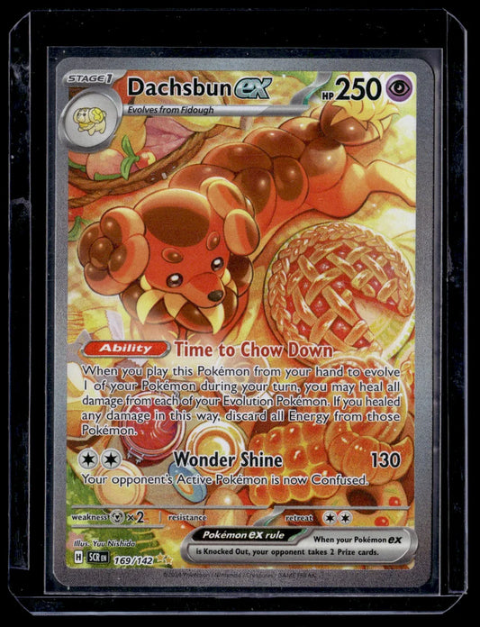 Dachsbun ex 169/142 Special Illustration Rare Stellar Crown TCG Single – front view