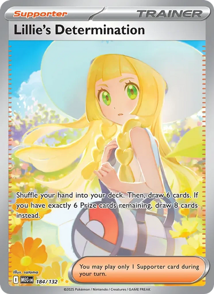 Lillie's Determination #184/132 Special Illustration Rare Pokémon TCG – photo 3 of 3