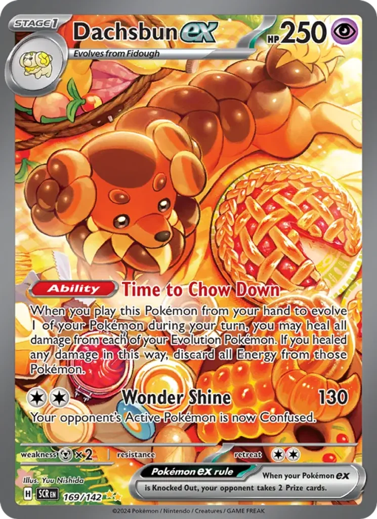 Dachsbun ex 169/142 Special Illustration Rare Stellar Crown TCG Single – photo 3 of 3