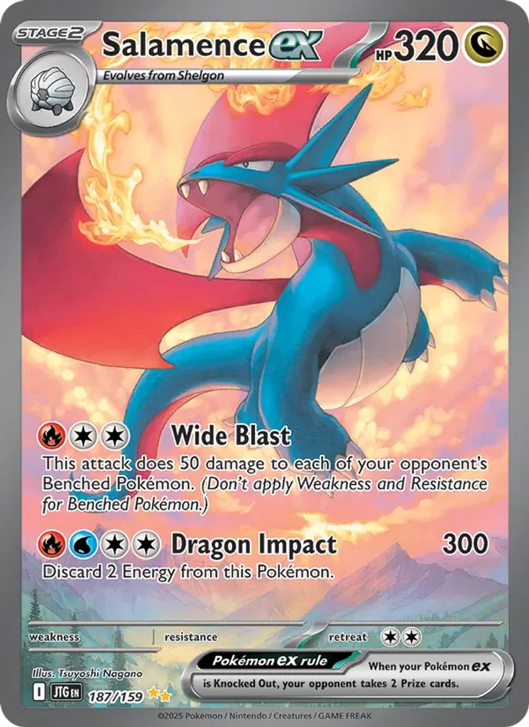 Salamence ex 187/159 Journey Together Special Illustration Rare – photo 3 of 3