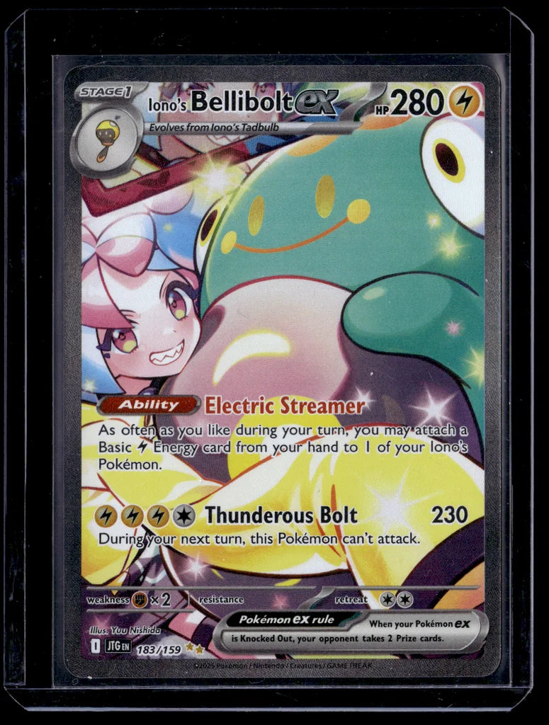 Iono's Bellibolt ex 183/159 Journey Together Pokémon TCG Near Mint – front view