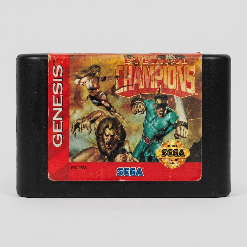 Eternal Champions for Sega Genesis (Loose Cartridge) – front view