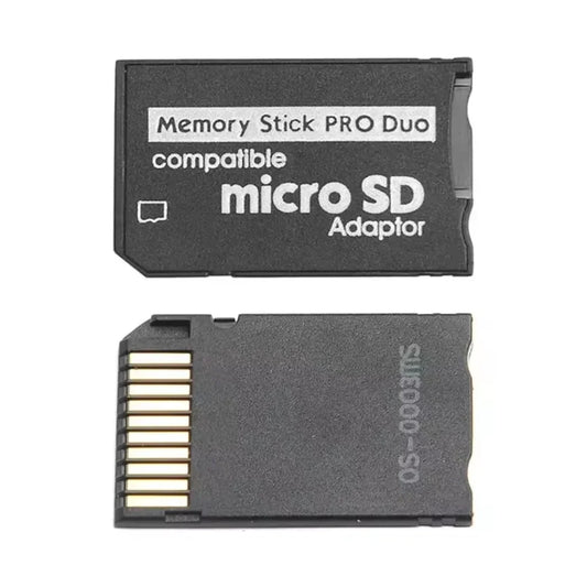 MicroSD to Memory Stick PRO Duo Adapter for Sony PSP – front view