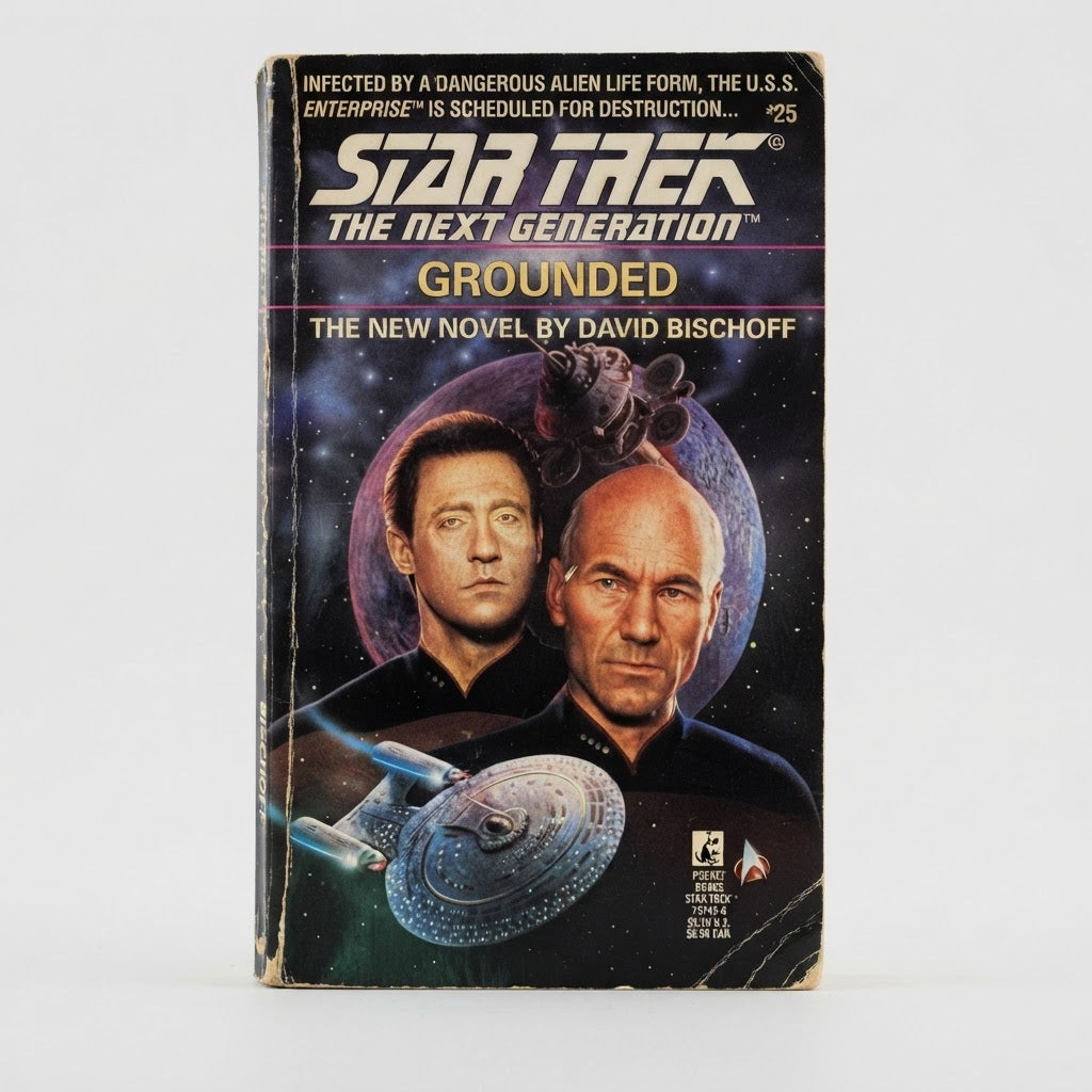Star Trek: The Next Generation #25 Grounded Vintage Paperback – front view