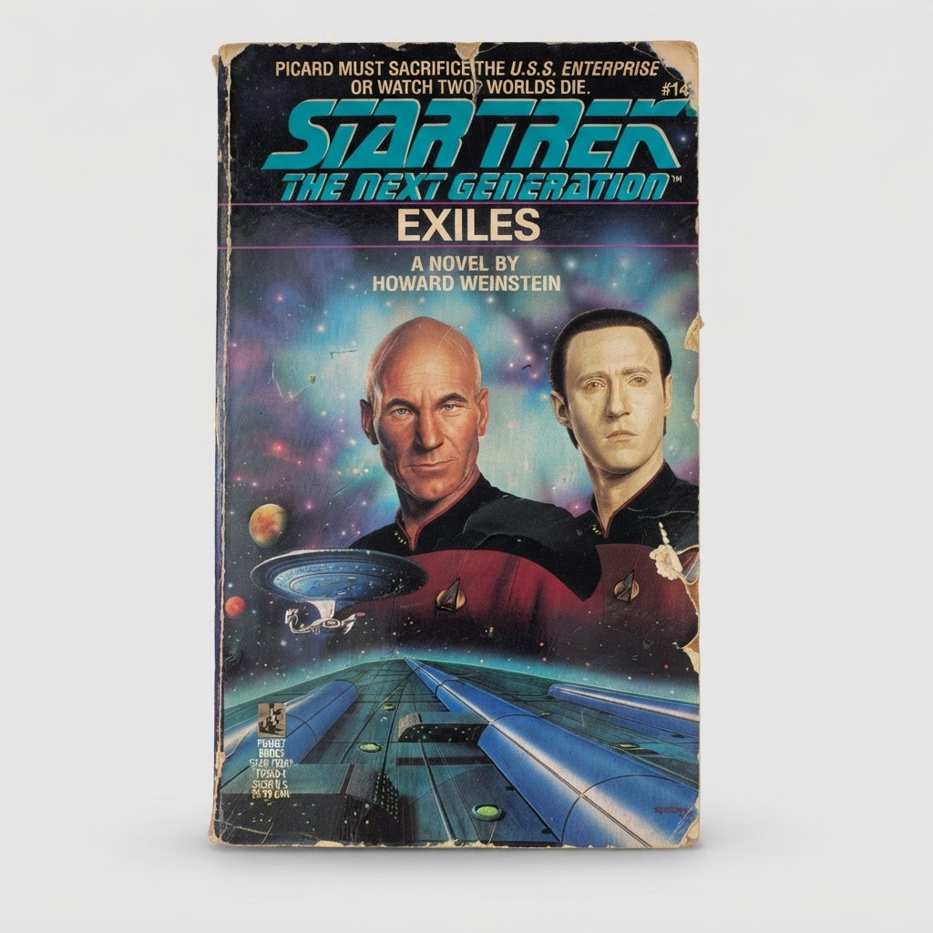 Star Trek The Next Generation Exiles #14 Vintage Paperback – front view