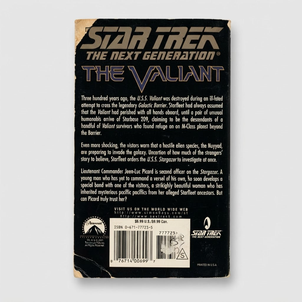 Star Trek: The Next Generation The Valiant Vintage Paperback – photo 2 of 3
