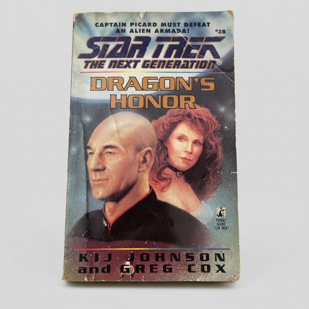 Star Trek: The Next Generation #38 Dragon's Honor Mass Market Paperback – front view