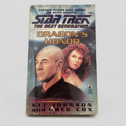 Star Trek: The Next Generation #38 Dragon's Honor Mass Market Paperback – front view
