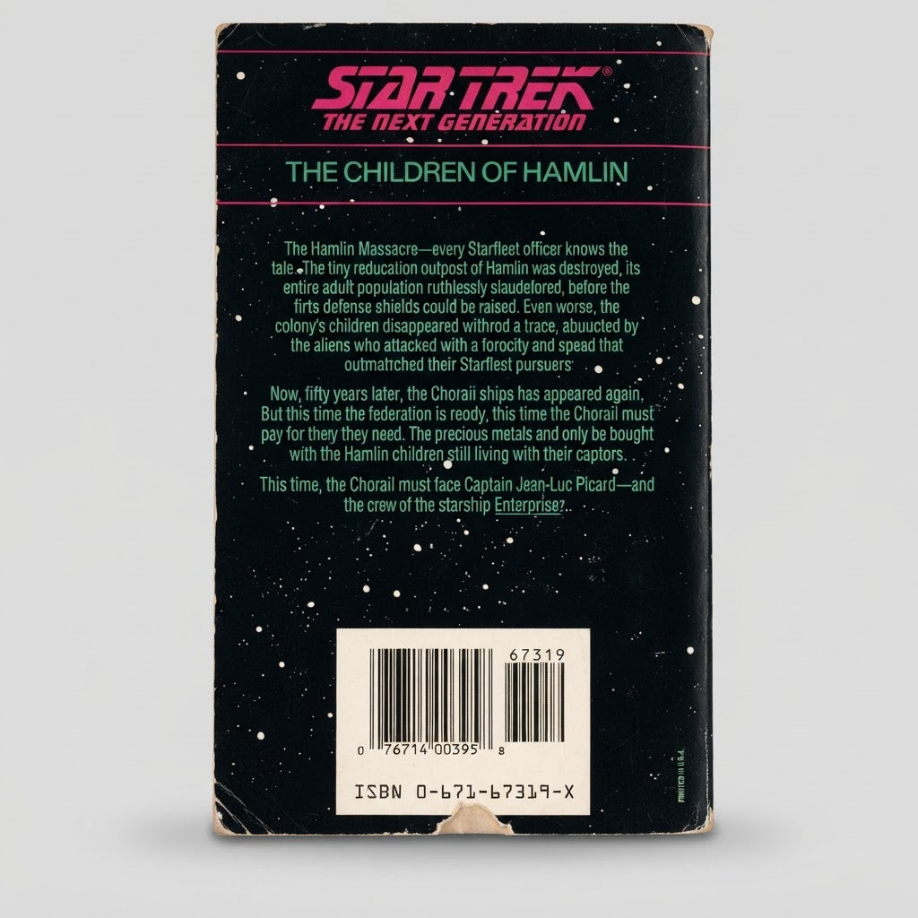 Star Trek: The Next Generation The Children of Hamlin Vintage Paperback – photo 2 of 3