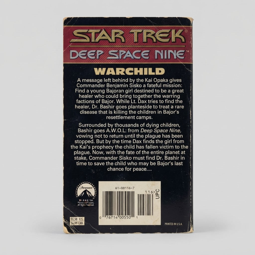 Star Trek: Deep Space Nine Warchild (#7) Mass Market Paperback – photo 2 of 3