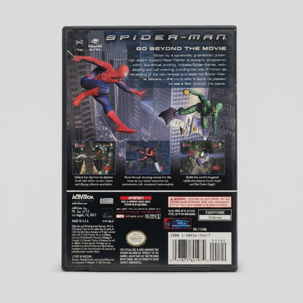 Spider-Man (GameCube) – Complete w/ Case & Manual – photo 3 of 3