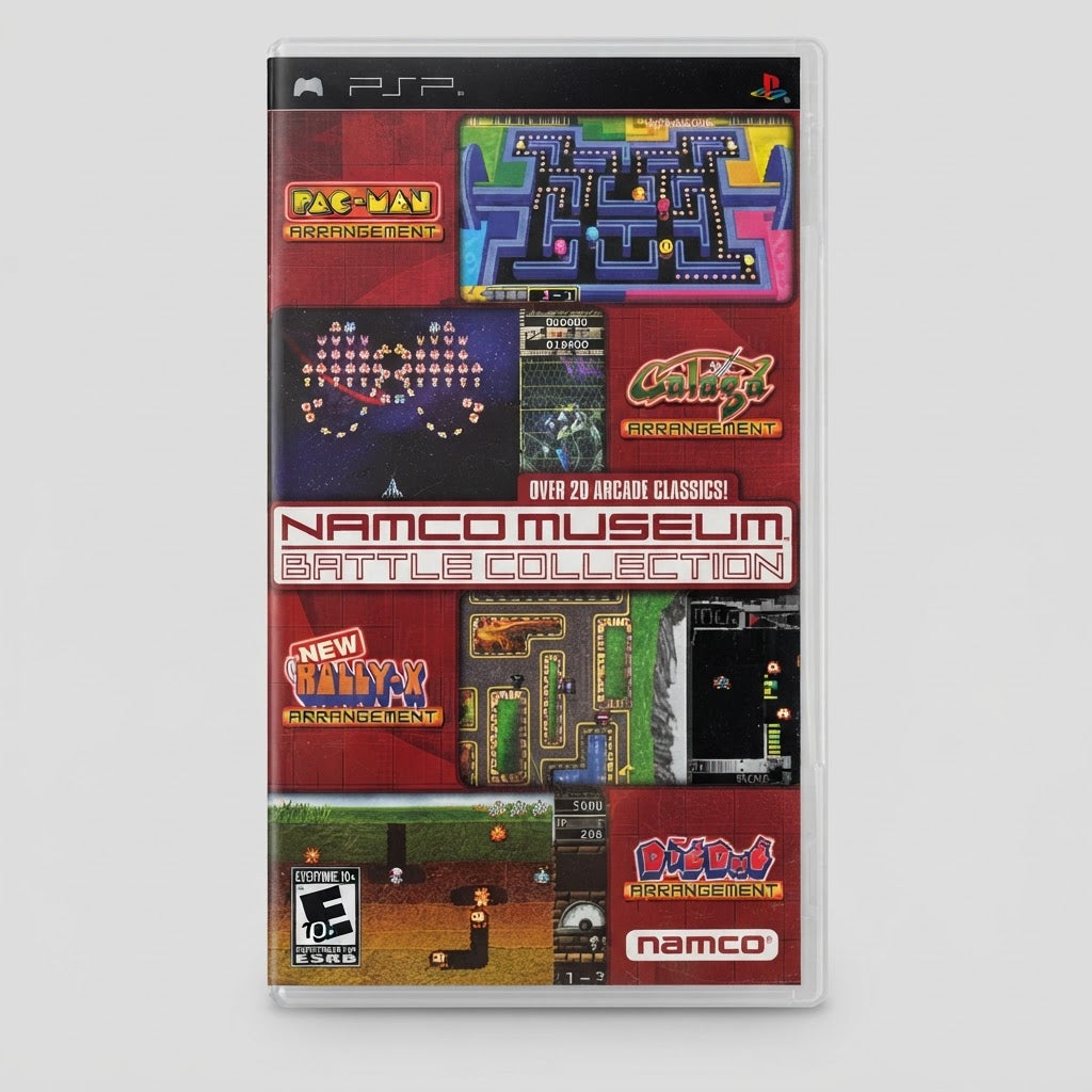 Namco Museum: Battle Collection for PSP, Includes Game and Case – front view