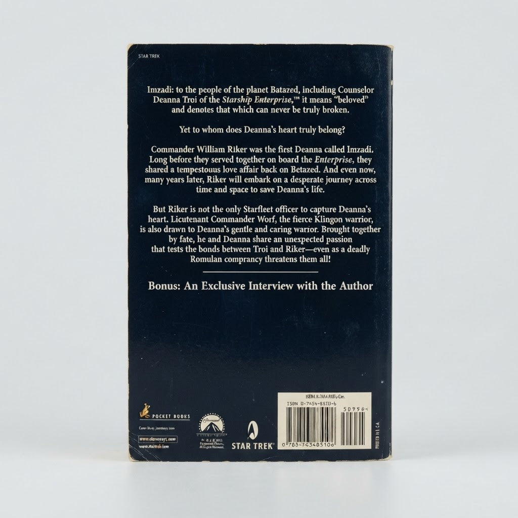 Star Trek The Next Generation Imzadi Forever Paperback Book – photo 2 of 3
