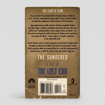 Star Trek: The Lost Era The Sundered Paperback Book – photo 2 of 3