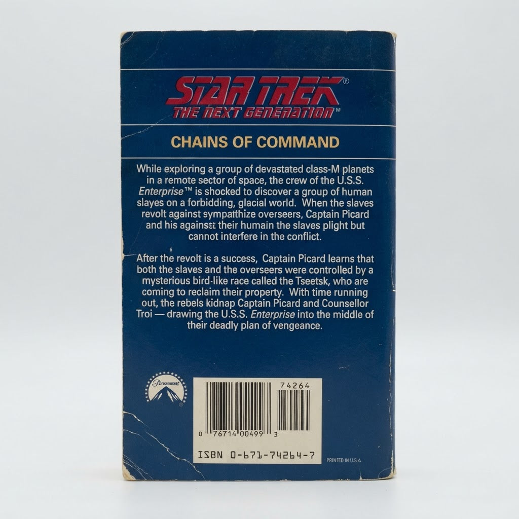 Star Trek: The Next Generation Chains of Command Paperback (#21) – photo 2 of 3