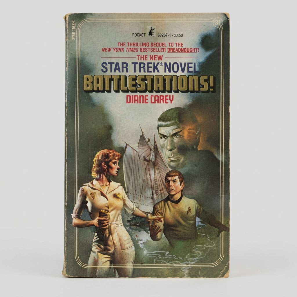 Star Trek Battlestations! Mass Market Paperback by Diane Carey – front view