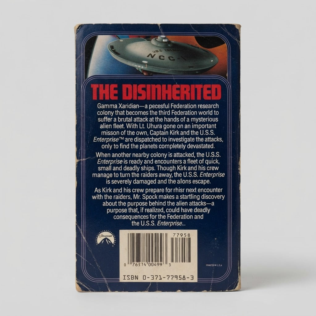 Star Trek: The Disinherited Mass Market Paperback – photo 2 of 3