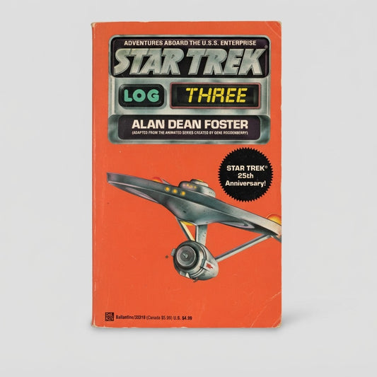 Star Trek Log Three Alan Dean Foster Vintage Paperback – front view