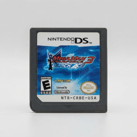 Mega Man Star Force 3: Black Ace (Nintendo DS) – Authentic Cartridge – front view