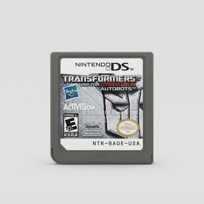 Transformers: War for Cybertron - Autobots for Nintendo DS – front view