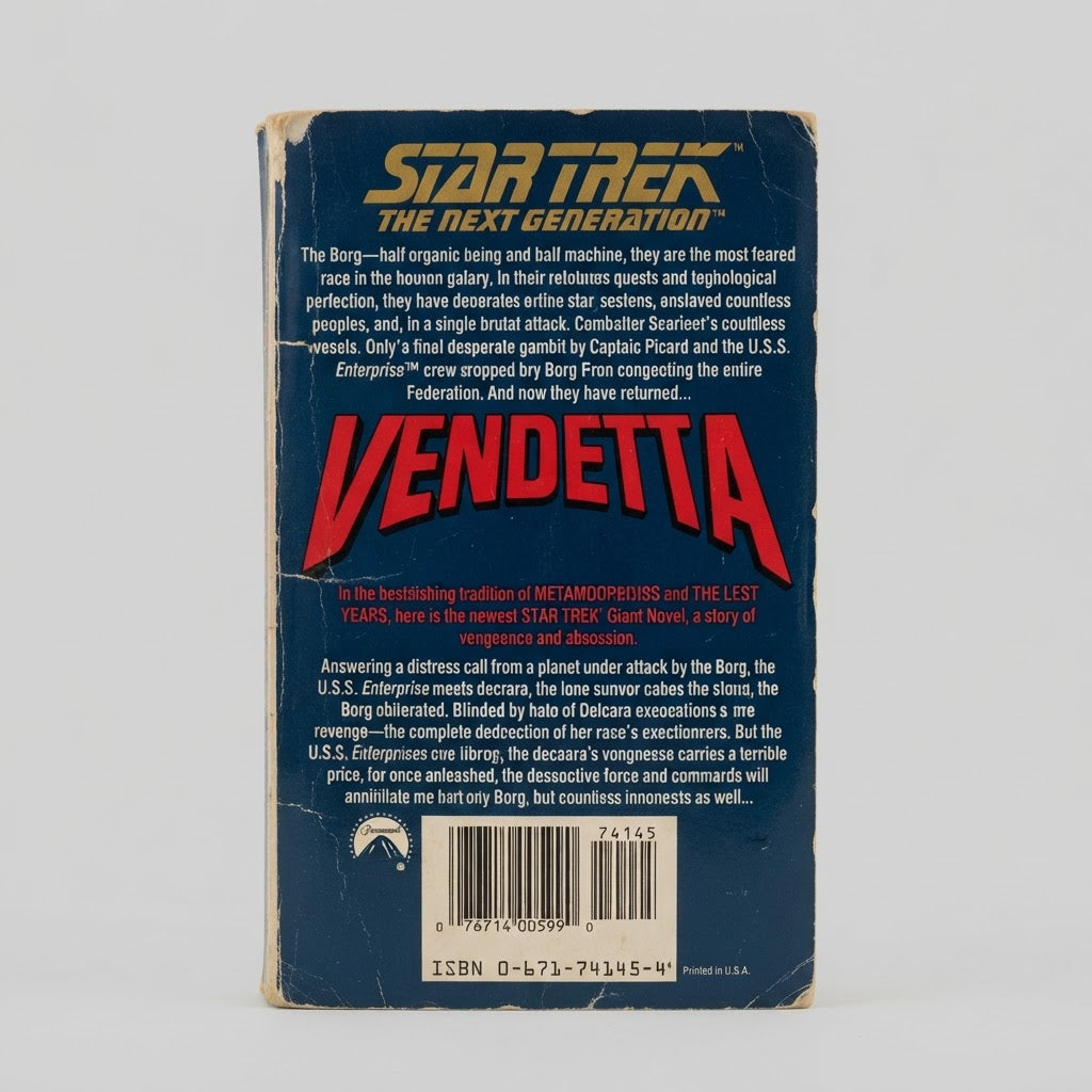 Star Trek: The Next Generation Vendetta Paperback by Peter David – photo 2 of 3