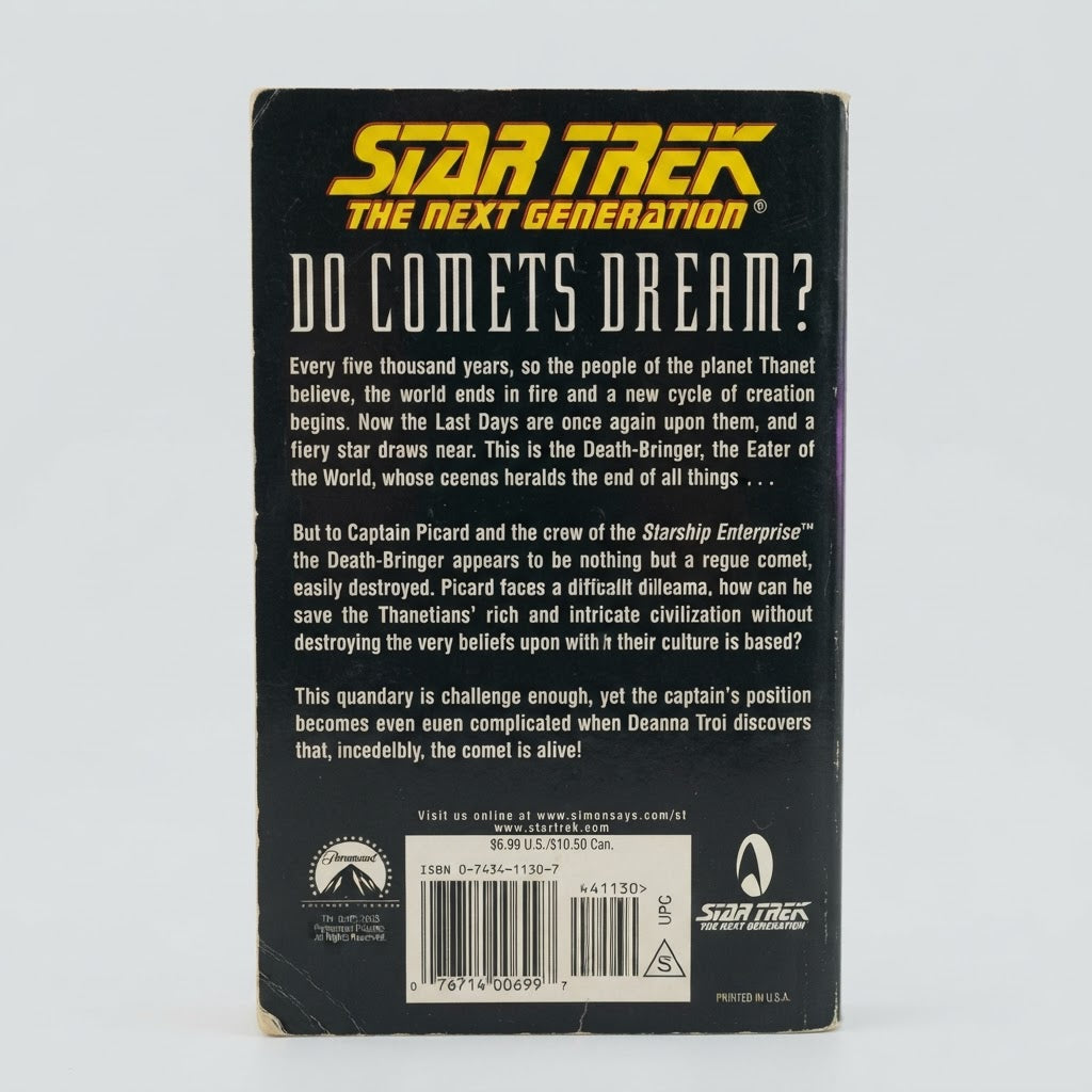Star Trek: TNG Do Comets Dream? by S.P. Somtow Paperback – photo 2 of 3